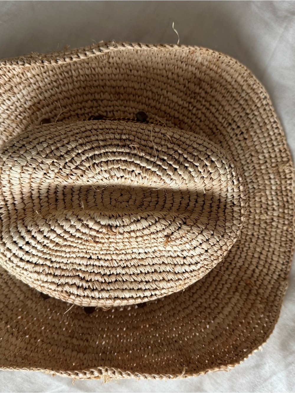 Raffia Cowgirl Sun Hat - Picture 6 of 8
